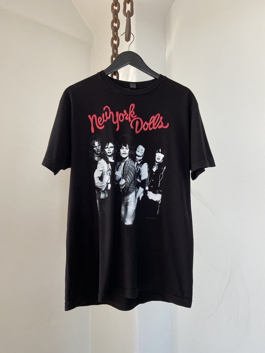 VTG New York Dolls T Shirt Punk Band Graphic Black Size L 2007 | eBay