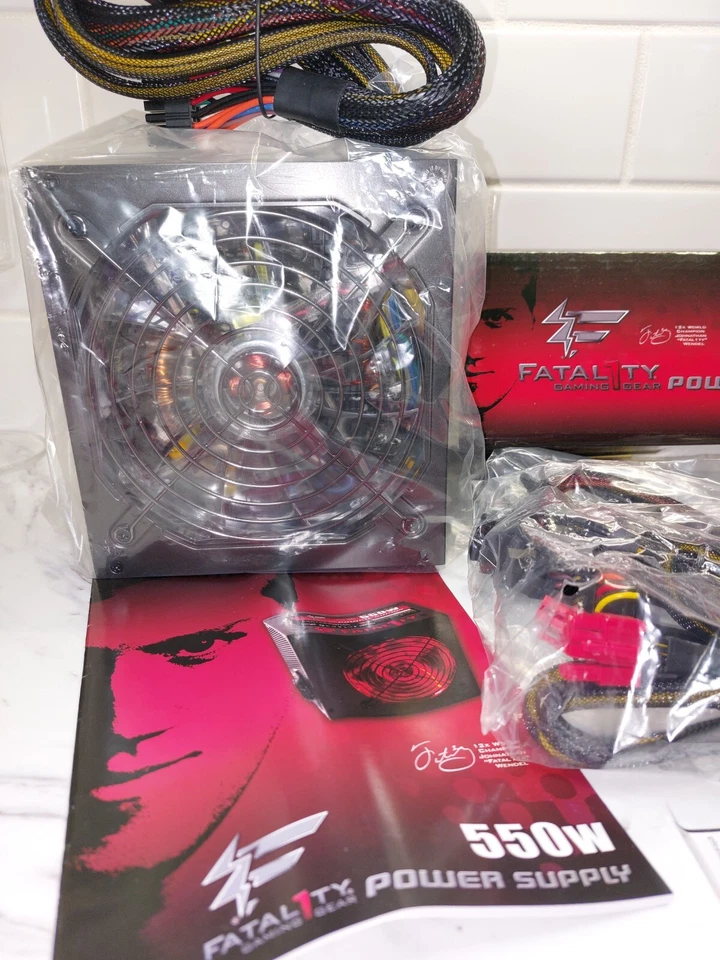 OCZ FATAL1TY 550w Gaming Power Supply OCZ550FTY Unused Open Box Untested As Is - Image 2 of 4