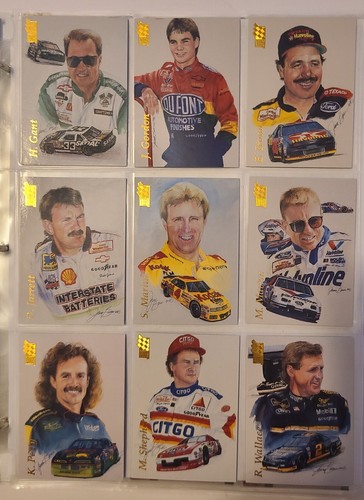 1994 Press Pass VIP Premier Edition Race Cards Complete Set #1-100 - Picture 17 of 24