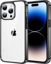 JETech Funda para iPhone 14 Pro Max de 6.7 pulgadas, a prueba de golpes, NEGRO