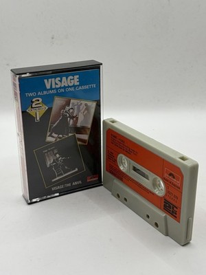 VISAGE VISAGE / THE ANVIL CASSETTE TAPE Album 2 For 1 Paper Label Rare