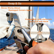 Heavy Duty Snap Fasteners Kit Snap Fastener Tool 100 Sets 15Mm Boat Cover Snaps