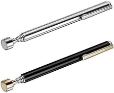 Magnetic pickup tool telescoping reacher flexible grabber set of 2