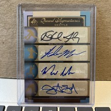 2012 Upper Deck Sp Quad Signatures Seatle Franklin, Moore, Saunders ,Smoak 