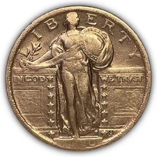 1920 Standing Liberty Quarter Choice Extremely Fine XF+ Coin #26601