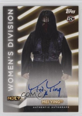 2021 Topps WWE Women's Division Roster 56/199 Mei Ying #A-TI Auto 0yx7