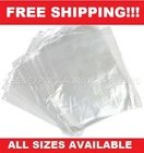CLEAR POLYTHENE BAGS REUSABLE MULTI LISTING ALL SIZES