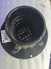 Oatey 4 3/16 × 4 3/16in. Black Steel Shower Drain and Base for rubber membrane.