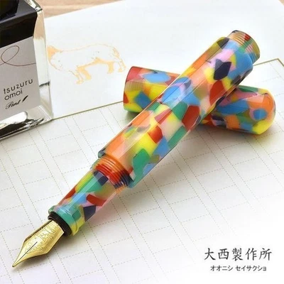 Onishi Seisakusho Colt Origami Füllfederhalter F feine Feder Limited Edition ... - Bild 1 von 4