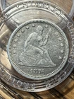 1876 Seated Liberty Quarter VF Very Fine