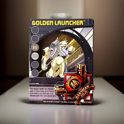 Bakugan Golden Launcher Haos Verias 35/48d Blue Ability Card New Vestroia