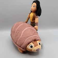 Disney Raya and The Last Dragon Fold'n Roll Tuk Tuk Plush 2-in-1 Raya Doll Toy