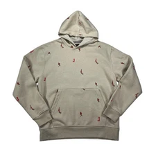 NWT Nike AIR JORDAN Essential Mens Medium Jumpman Hoodie Beige Rattan DV9392-206