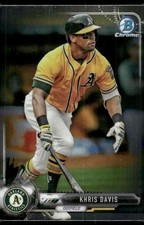 2017 Bowman Chrome #83 Khris Davis