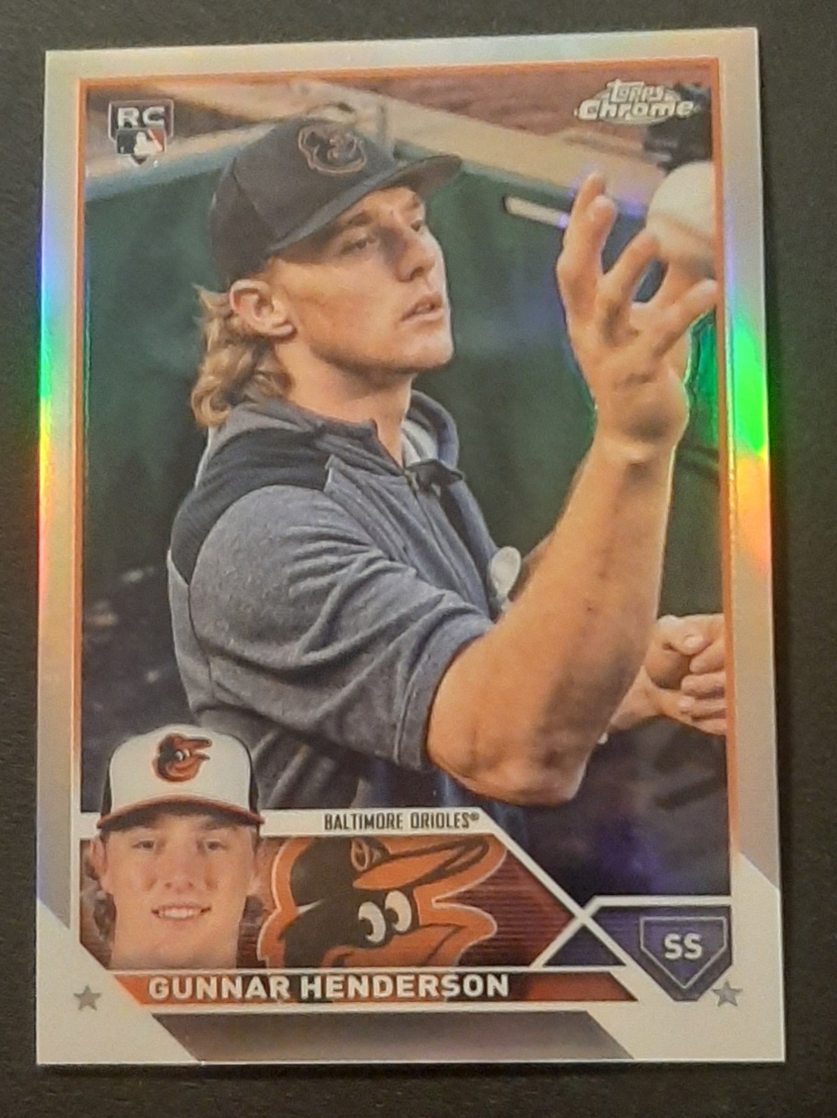 2023 Topps Chrome Baseball Rookie Image Variation Gunnar Henderson SP RC
