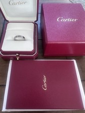 Cartier Platinum 950 C de Cartier Band Ring 4...