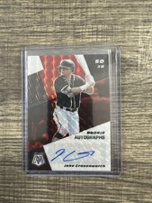 2021 Panini Mosaic Rookie Autographs Mosaic Jake Cronenworth #RAM-CR Red Prizm