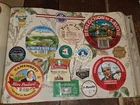 OLD CAMEMBERT CHEESE LABEL ETC - SET OF 30 LABELS -