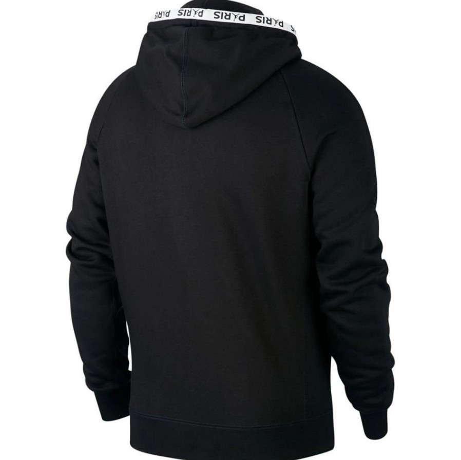 Nike Jordan PSG Black Cat Hoodie BQ8346-010 Men US 3XL Paris Saint