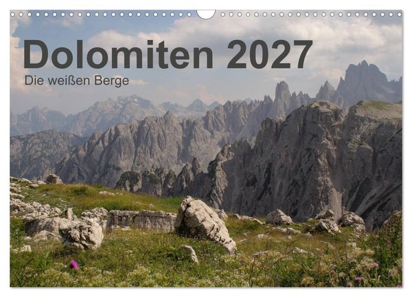 Calendar 2027 · US Version · Dolomites 2027 - The White Mountains (Wall Calendar-image
