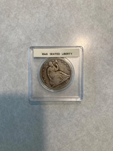 1868-S Seated Liberty Half Dollar — photo from the most recent tracked eBay sale