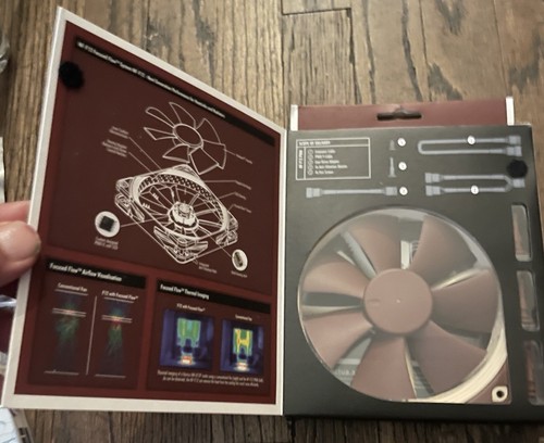 Noctua NF-F12 PWM, Ventilateur silencieux premium, 4 broches (120 mm, marron) - Occasion - Photo 10/12