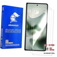 3 Pack for Motorola Front Screen Protector Case Friendly Razr Fold