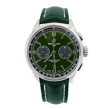 New Breitling Premier B01 Chronograph 42 Bentley British Racing Green Mens Watch