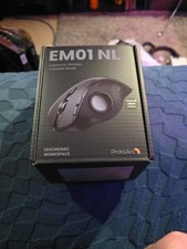 ProtoArc EM01 NL Ergonomic Bluetooth Wireless Trackball Gray Ball