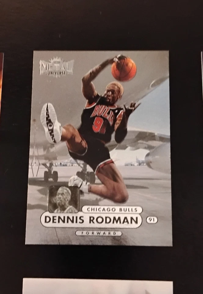 Lote de 12 tarjetas de Dennis Rodman de la corte - Pistones/Espuelas/Toros - ¡Opciones de clasificación! Foto 3 de 4