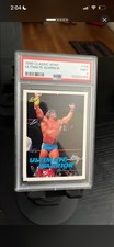 1990 Klasyczna karta kolekcjonerska WWF Ultimate Warrior #106 PSA 9 w idealnym stanie