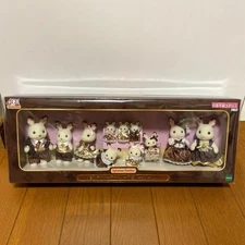 Sylvanian Families Chocolate Rabbit Family Anniversary Set Calico Critters New