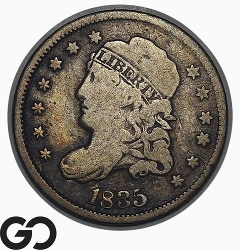 Capped Bust Half Dime coin from a recent eBay sale