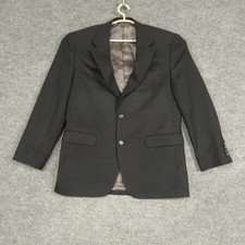 Lauren Ralph Lauren Sport Coat Mens 40 Luxury 2 Button Up Lined Pockets Black