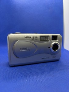 Vintage Digicam Konica Revio KD-100 Digital Compact Camera 1.3MP Silver Tested