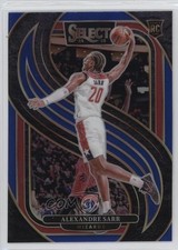2024-25 Panini Select Premier Level Blue Prizm Alexandre Sarr #185 1tb7