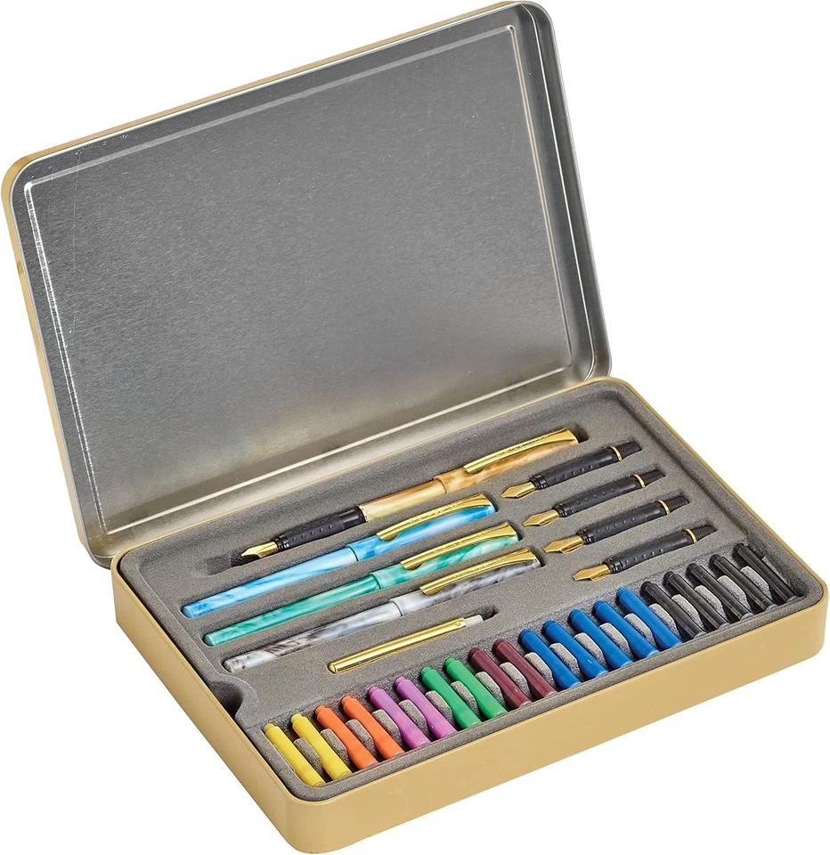 Juego de bolígrafos de caligrafía STAEDTLER, ideal para todos los niveles de habilidad, 899 SM5, surtido  Foto 2 de 2