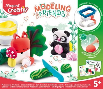 Maped Creative Modelling Friends Modelling Set with Air-Hardening Modelling Clay