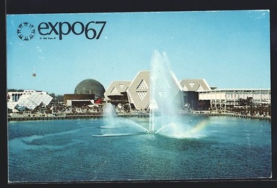 Ansichtskarte Montréal, Expo 1967, General View from Place des Nations 