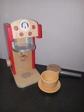 Giant bean Wooden Coffee Maker Set Toy for Kids