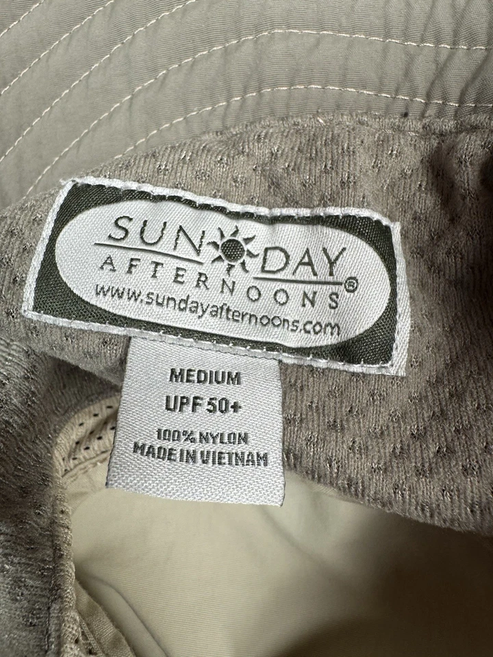 Sombrero para el sol Sunday Afternoons adulto M bronceado UPF 50 ala ancha senderismo al aire libre Foto 4 de 4