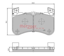 Plaquette de frein Land Rover RANGE ROVER SPORT