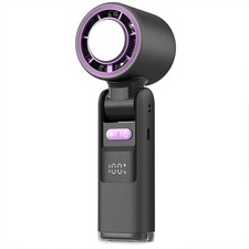 USB Rechargeable Mini Handheld Fan, Foldable Desk Cooler with Fast 3 Speeds