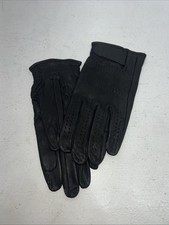 New Black Leather Tuff Mate Riding And Show Gloves Men&rsquo;s Large Q-506