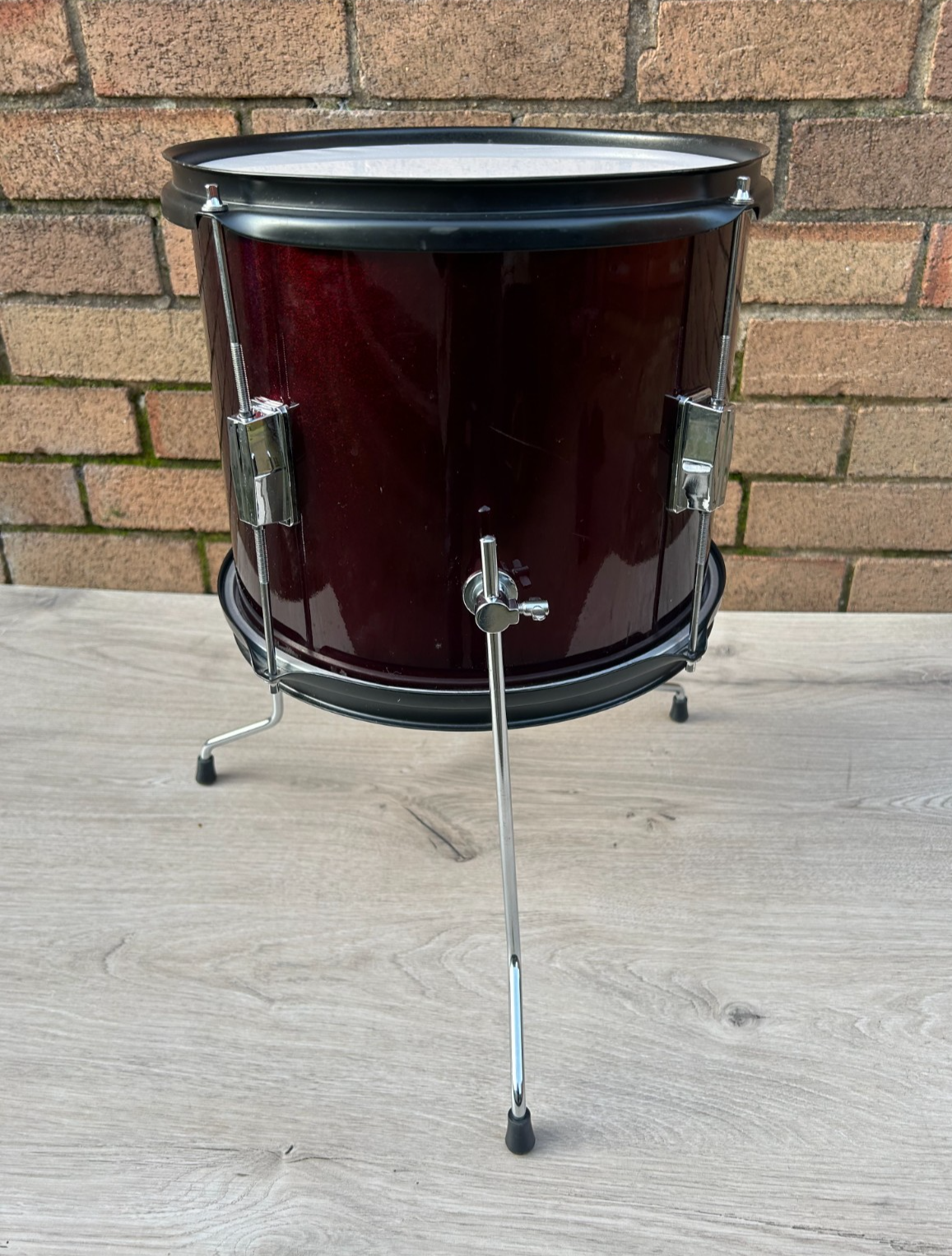 MIRAGE 12''x 10'' Floor Tom with Legs - Wine Red - for Junior drum kit photo 4