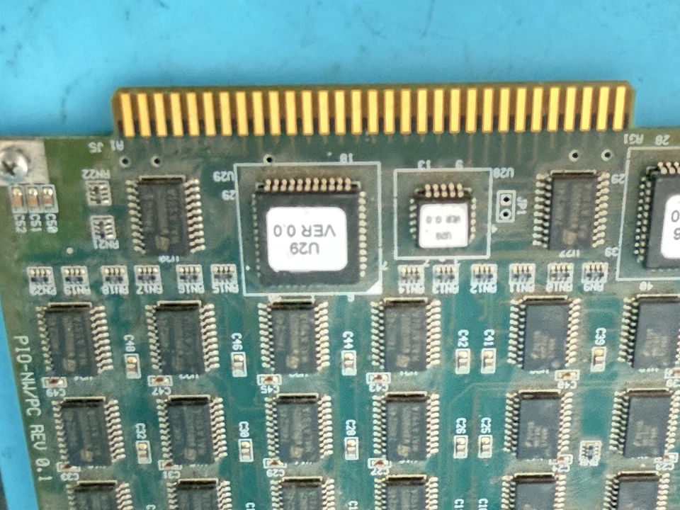 Vintage ISA I/O Interface Card P10-NI/PC REV 0.1 – Rare Industrial Computer Hard - Image 4 of 4