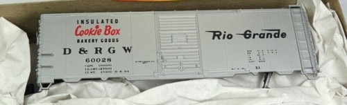 Accurail 1525 HO Denver y Río Grande Western Cookie Box Box Box Car Kit #60028 | Zustand: New