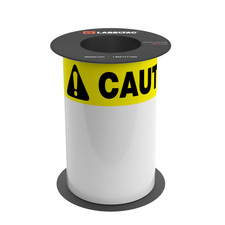 LabelTac Die-Cut Caution OSHA Header 4" x 6" to 8" x 12" for LabelTac 9