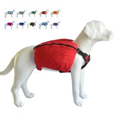 Dog Backpack for Hiking, Multifunctional Dog Day Pack Zippered Travel Dog Sad...