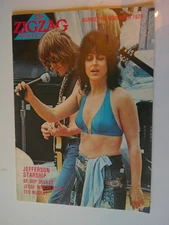 ZIG ZAG #66 November 1976 Jefferson Starship Be Bop Deluxe Ted Nugent Stranglers